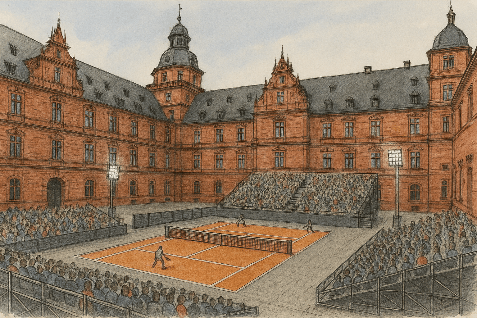 Schönbusch Open ziehen mitten ins Herz der Stadt: Tennis-Highlight vor historischer Kulisse